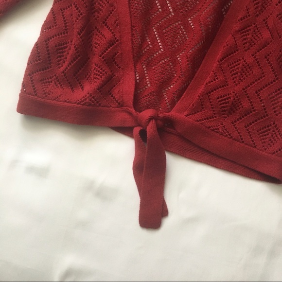 Knit Wrap Front Cardigan - Picture 4 of 5